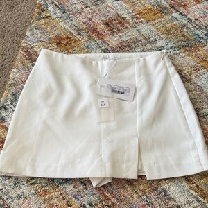 Endless Rose White Mini Skirt